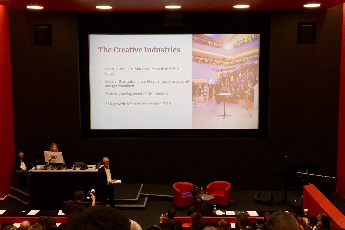 UniLincolnMusic's tweet image. Some of our smiling third years performed to open Unlocking Creativity with Alan Bishop from @Creative_Fed today. We learnt that the creative industries in the UK contribute more to the economy than automotive, life science, aerospace, oil and gas combined: that’s #WhyArtsMatter.