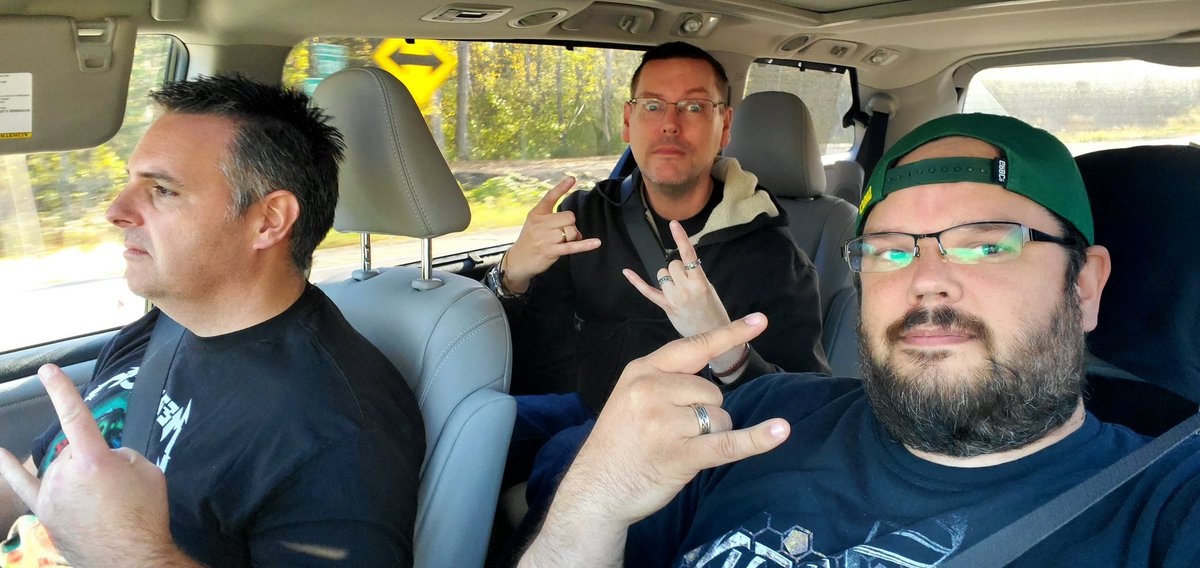 5 hours down and 5 hours of driving left to see <a href="/jinjerofficial/">JINJER</a> in Ottawa tonight! #Metal