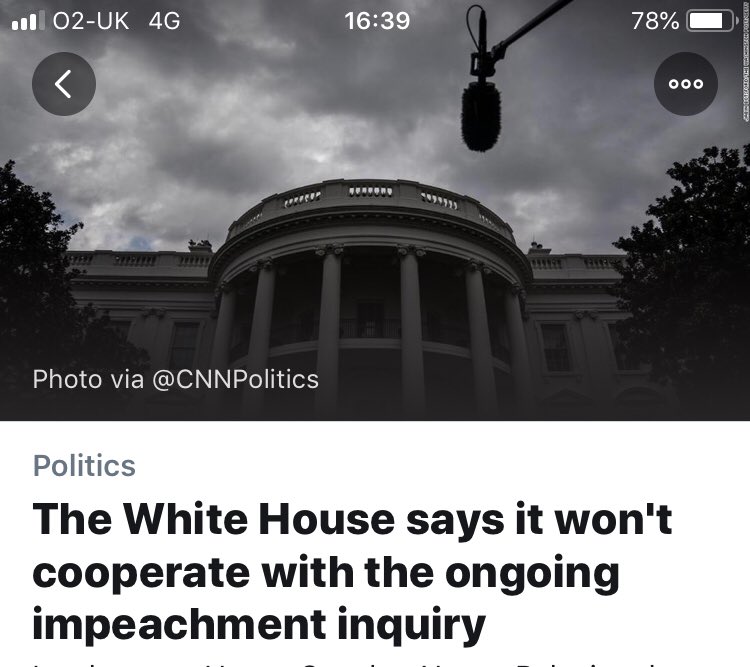 So, judging by this photo, they’ve being trying to literally interview the White House? No wonder it won’t cooperate.