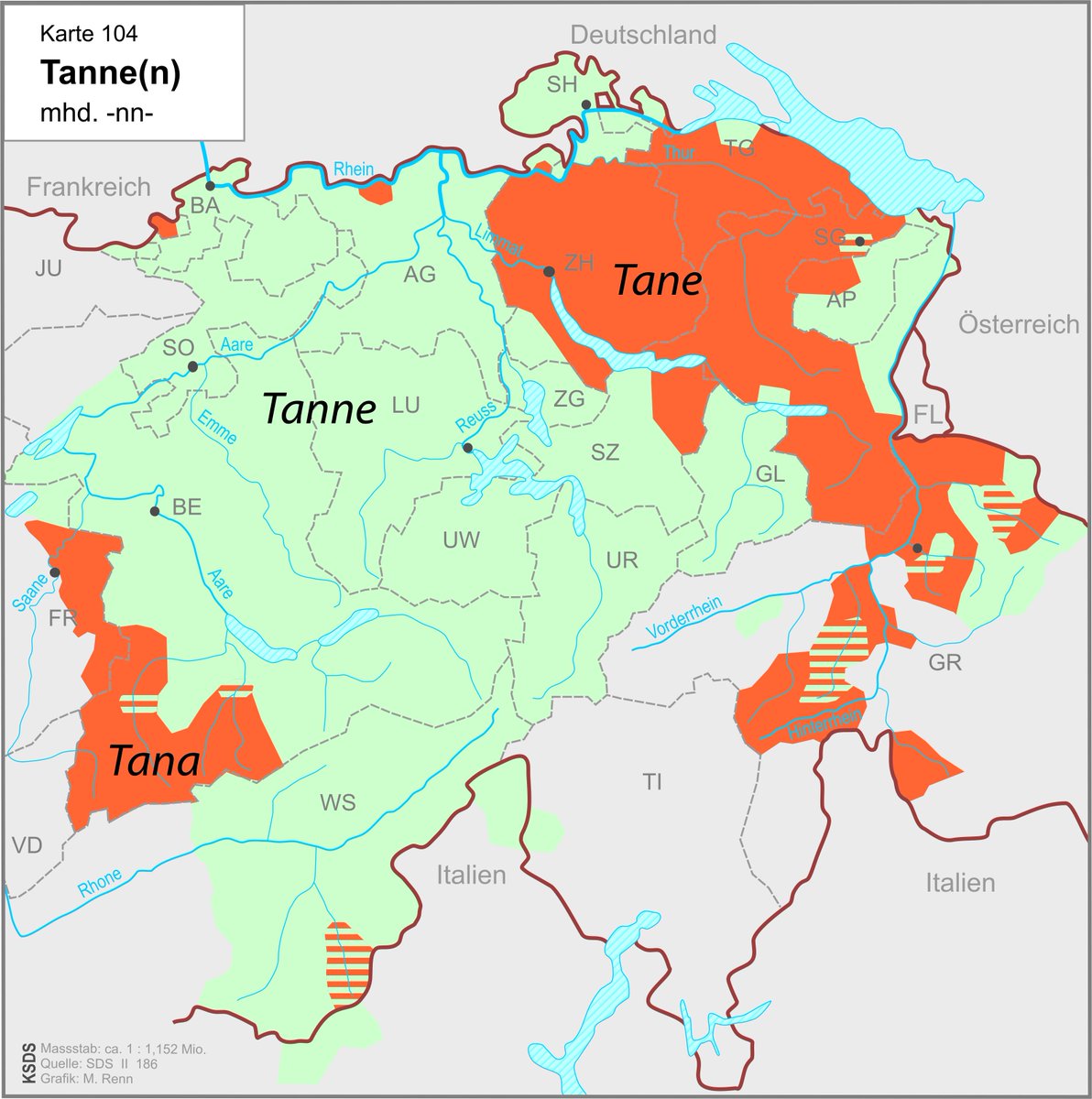 sdatsbern's tweet photo. Even #swissgerman speakers sometimes get tired of arguing about variants… #dialects #maps #mapporn #sdats #switzerland https://t.co/cRC3WuhcJG
