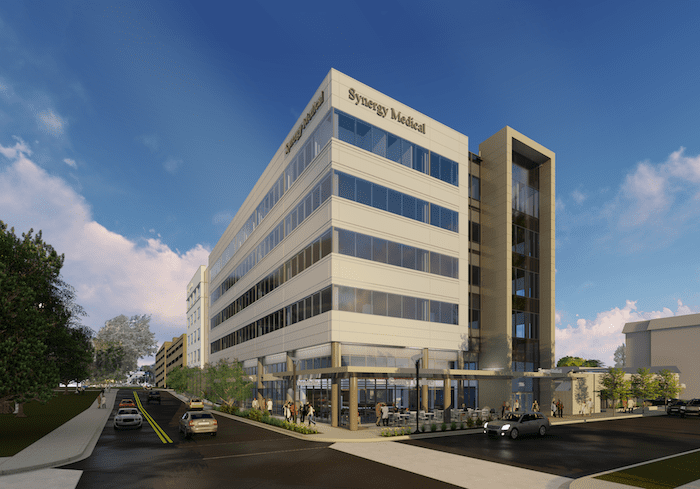 CREJ92's tweet photo. Construction has been announced for Synergy Medical, a new 102,000-sf medical/retail  at the Swedish Medical Center campus. @Calconci is the general contractor; The Mulhern Group designed the project.
https://t.co/9eR19zhhdH
#coloradorealestatejournal #CREJ #constructionanddesign https://t.co/1WelLgKS0H