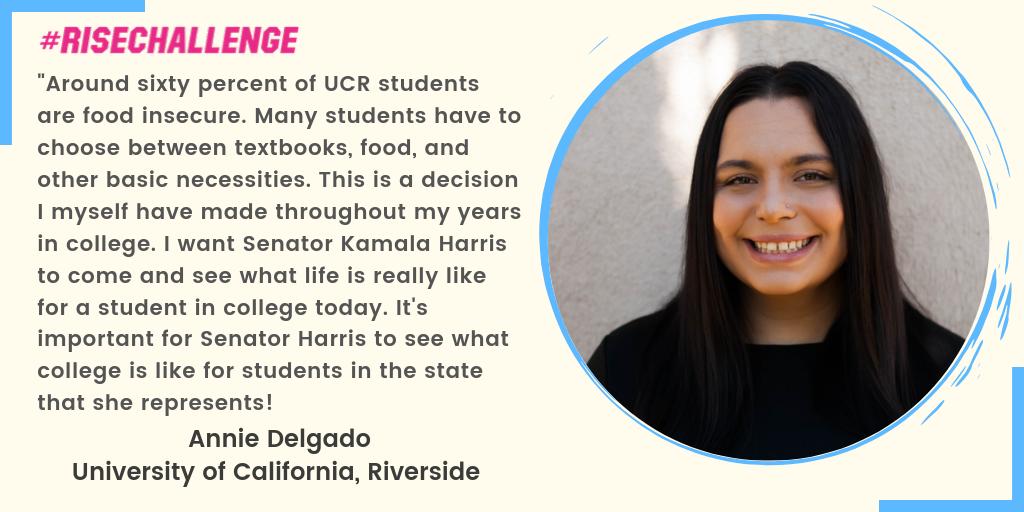 We're inviting 2020 presidential candidates to shadow college students on campus because we need leaders who get what it's really like to be a student today.

Join students from across the nation by submitting your own invitation today: RiseFree.org/Challenge

#RiseChallenge