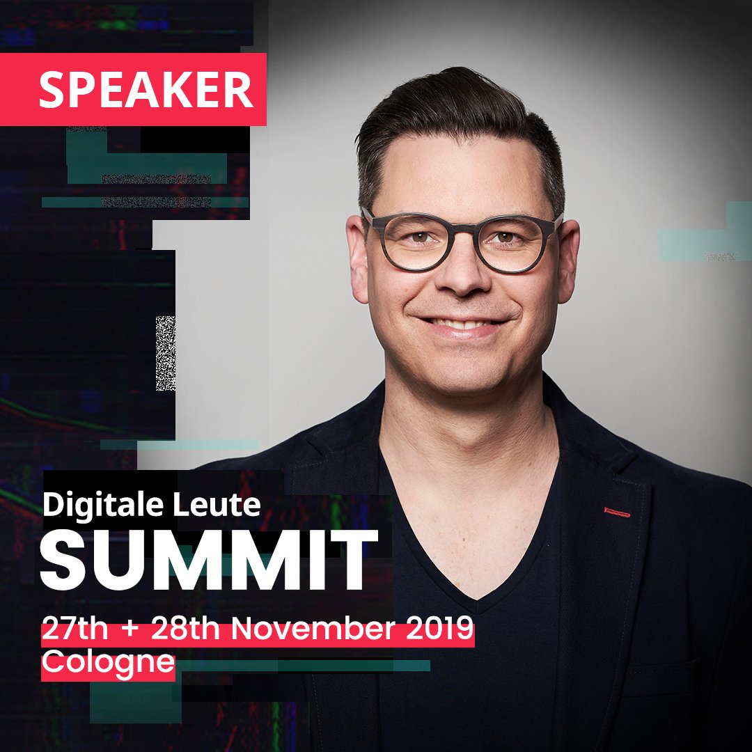 I am on stage at <a href="/DigitaleLeute/">Digitale Leute</a> Summit 2019 in Cologne! In only 2 days, you learn from top-notch speakers to build successfully better digital products. Looking forward to meet many of you there! 

20% discount with the code speaker_friend_20 #dlsummit 

ow.ly/Yife50wGlJd