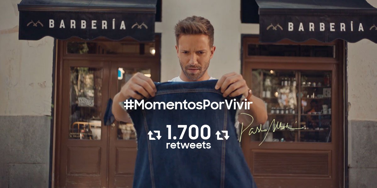 SamsungEspana's tweet image. Hoy hemos presentado nuestro último vídeo junto a @pabloalboran ¿no lo has podido ver? ¡No pasa nada! 💙 Si llegamos a 1.700 RTS recibirás en tu cuenta personal el vídeo 🎥 🔁 #MomentosPorVivir #GalaxyNote10Plus 📱