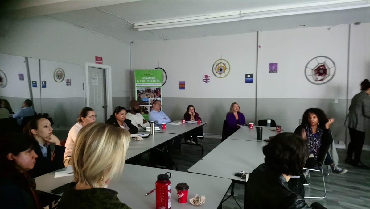 A multi-agency meeting was held and hosted at Culturelink Children and Youth Centre, this morning. Members from different agencies, including <a href="/cityoftoronto/">City of Toronto 🇨🇦</a>, gathered to discuss youth employment in the six!