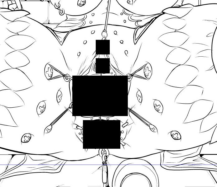 今描いてる絵は修正箇所がでけえ 