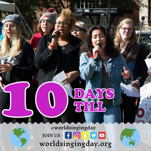 Click ‘Going’ and sing along with the world on October 19, 2019.
facebook.com/events/2075992… 
WorldSingingDay.org