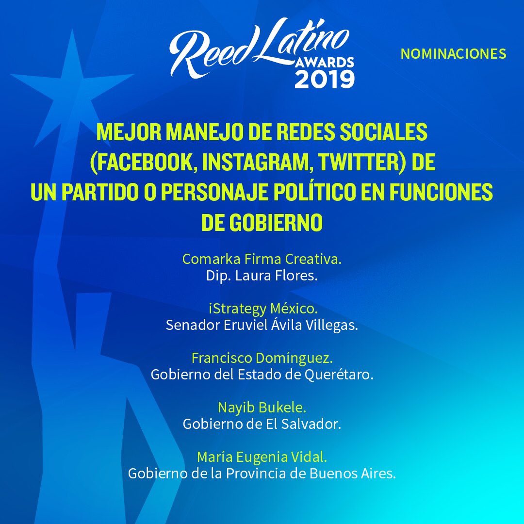 SOMEmktg's tweet photo. Muy contentos por estas nominaciones 😃 #ReedLatino2019 https://t.co/HIO3MCFn4S