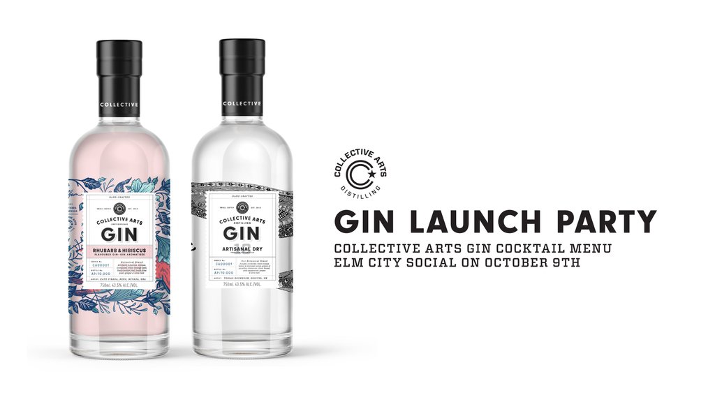 Our #Connecticut gin launch continues! Live art by <a href="/magzart/">magge gagliardi</a> + live music and signature cocktails. <a href="/ElmCitySocial/">Elm City Social</a>, 6PM. bit.ly/2OBkq3v #artplusdistilling #cocktails #gin