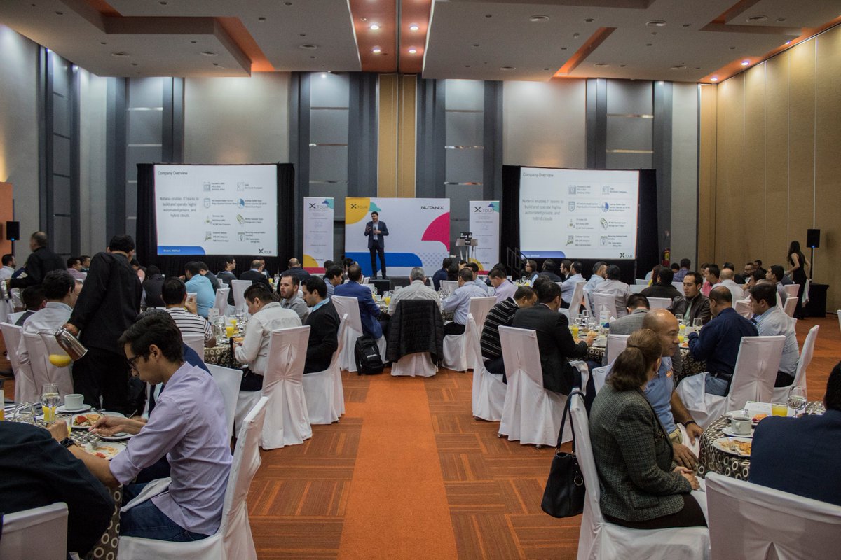 Intecfra's tweet photo. Acompañamos a nuestros amigos de #Nutanix en este evento en el que se muestran los ingredientes necesarios para poder construir una estrategia exitosa de nube híbrida. Una gran experiencia para nuestro clientes.
#ExperienciaIntecfra #Intecfra #Octubre 
@Nutanix_LATAM @nutanix https://t.co/BRQmxK4AgS