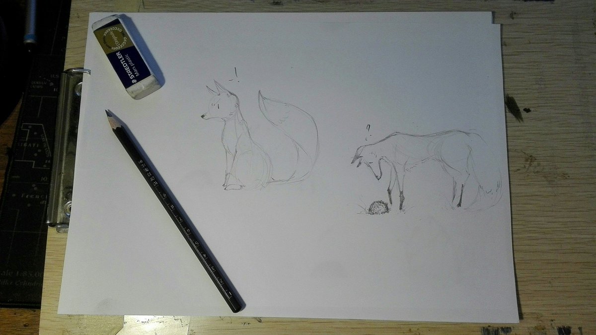 Ikorus92's tweet image. Ok i'll stop.

#fox #foxcomic #comics #drawing #draw #drawtober2019 #drawingoftheday #dailyart #artwork #sketch #sketchbook #sketchdaily #sketchtober #animal #animaldrawing #Pencildrawing #pencil #pencilsketch #pencilart