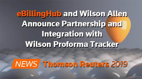 EliteLink's tweet photo. NEWS: eBillingHub and Wilson Allen Announce Partnership and Integration with Wilson Proforma Tracker #legaltech #legalIT
Learn more : https://t.co/8gq1SsgO5S https://t.co/qkExbEPoQS