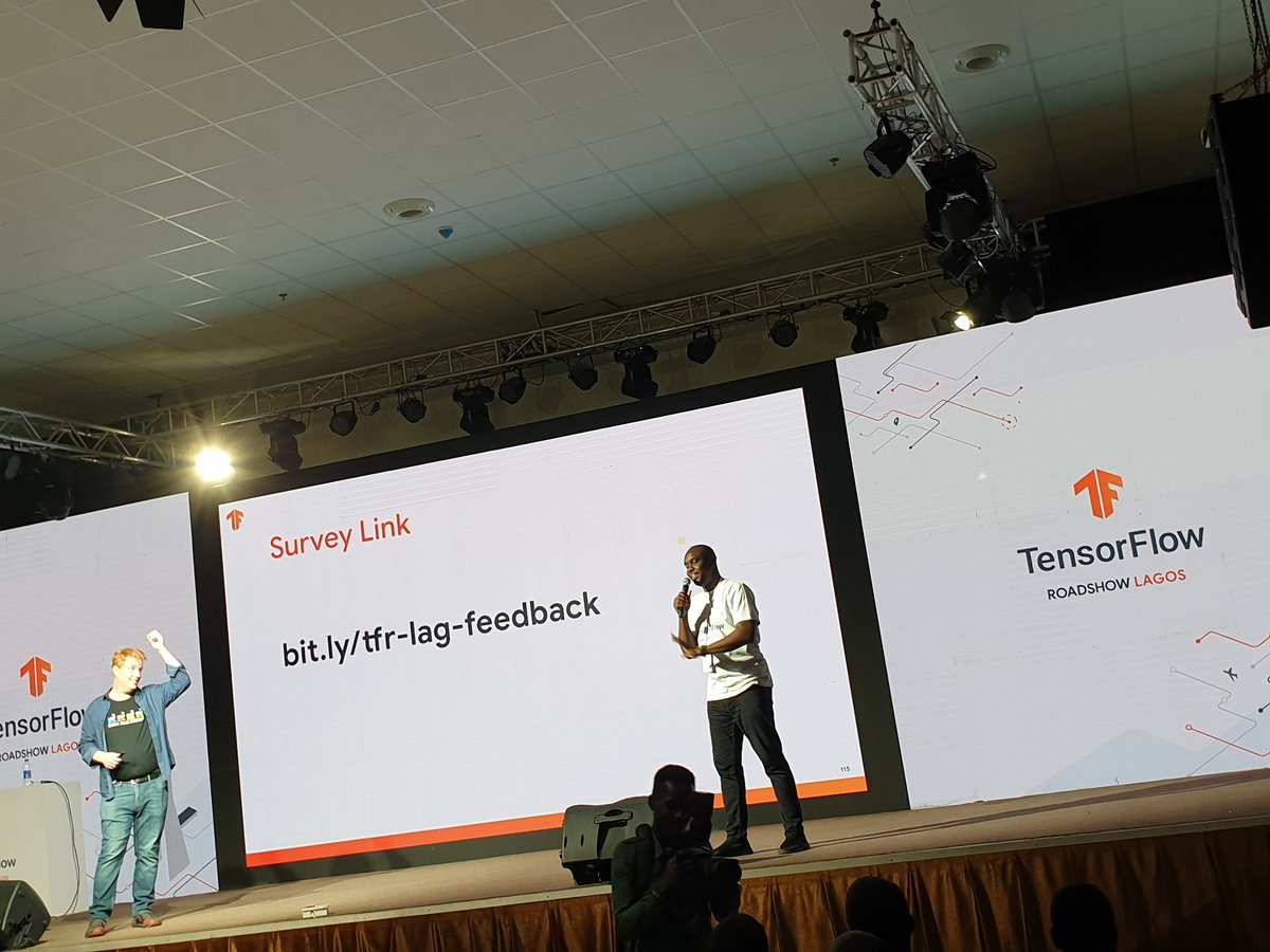 TensorFlowLagos's tweet image. And it's a wrap! 
For free access to train your models with TPUs, you can visit 
g.co/tputalk
Event code - TPUNG
#TensorFlowRoadShow #TensorFlowRoadShowLagos