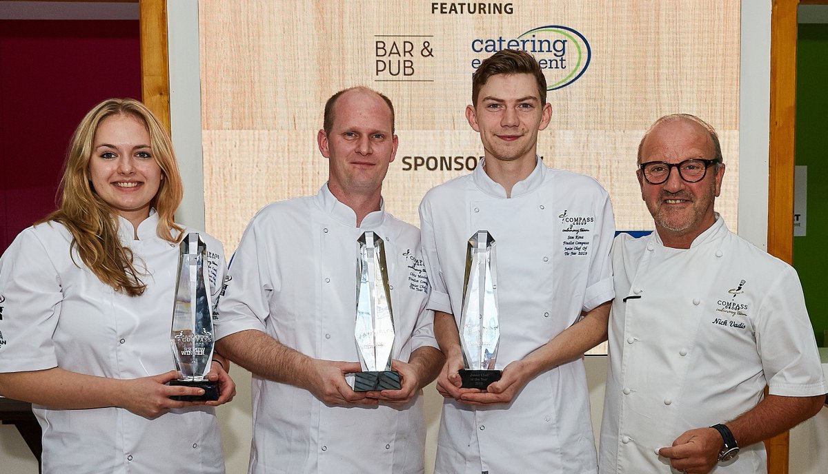 📢Compass Chefs Shine at Annual Cooking Competition! Throwback to our amazing Compass Chef of the Year competition last week 🥳 Hear from our winners and more about the annual event here - bit.ly/30YLMmG #CCOTY19 #teamCompass <a href="/RestaurantShow/">The Restaurant Show</a> #TRS2019 <a href="/Vadischef/">Nick Vadis</a> 👩‍🍳👨‍🍳😀🥇