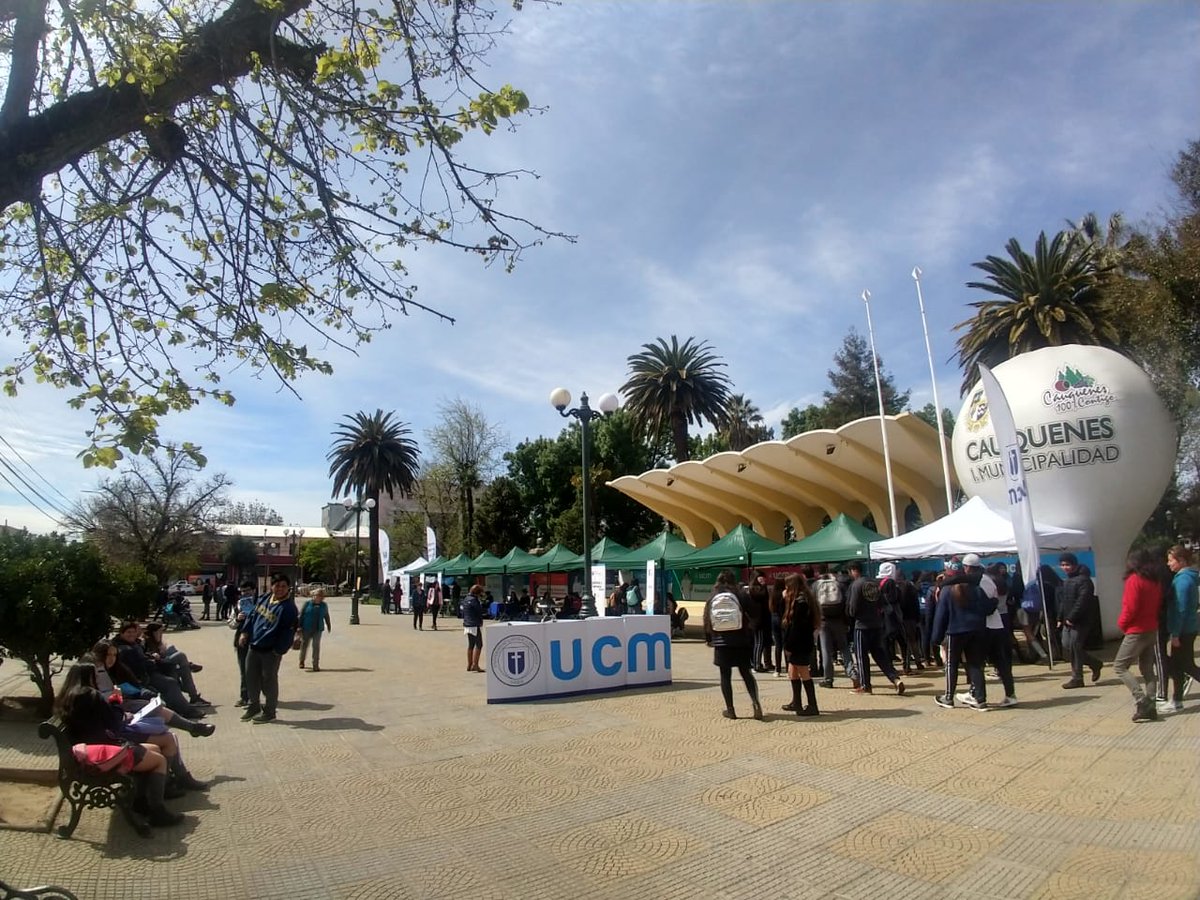 oriettadennett's tweet photo. Gracias #Cauquenes por tan buena acogida, #ExpoUCM @ucatolicamaule #TuUniversidad https://t.co/AOYal2EHGB