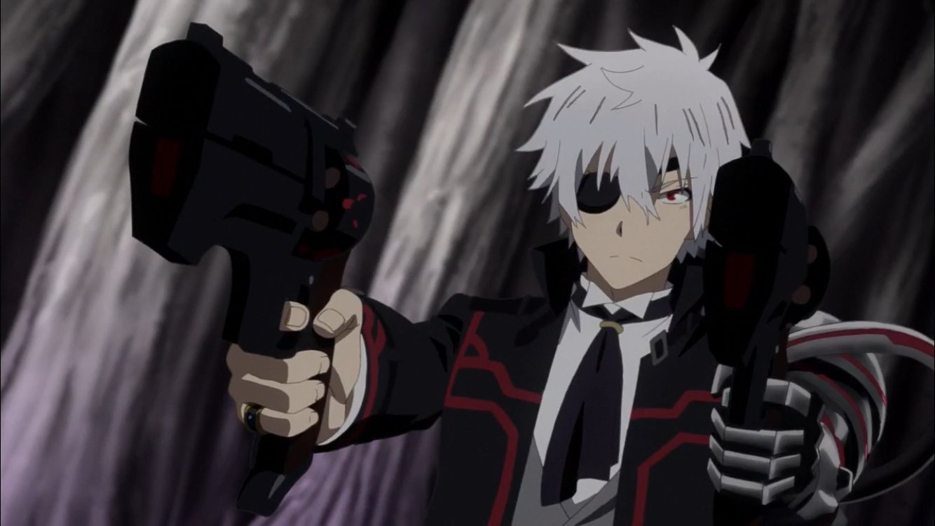 梢秋 ハジメのガン カタもどきの戦闘スタイルをアニメで見れて地味に嬉しかった 他の戦闘に比べて比較的よく動いてたし ありふれた Arifureta