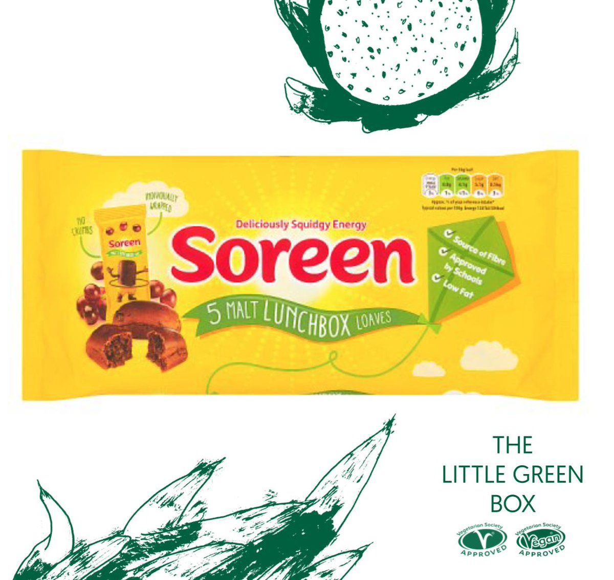 vegsocapproved's tweet photo. Did you pick up a #LittleGreenBox ? Have you tucked into your @SoreenHQ lunchbox loaves yet? https://t.co/vCCaWpeGeZ