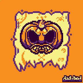 D44W33D's tweet photo. @ApollyonWoman @edmundmcmillen 09_FAV'_BOSS (w/ Halloween Costume)

#aseprite #pixelart #ドット絵 #hallowpumpkin (palette) #thebindingofisaac #octobit #octobit2019 #isaactober #isaactober2019 https://t.co/KJ99t9sGOs