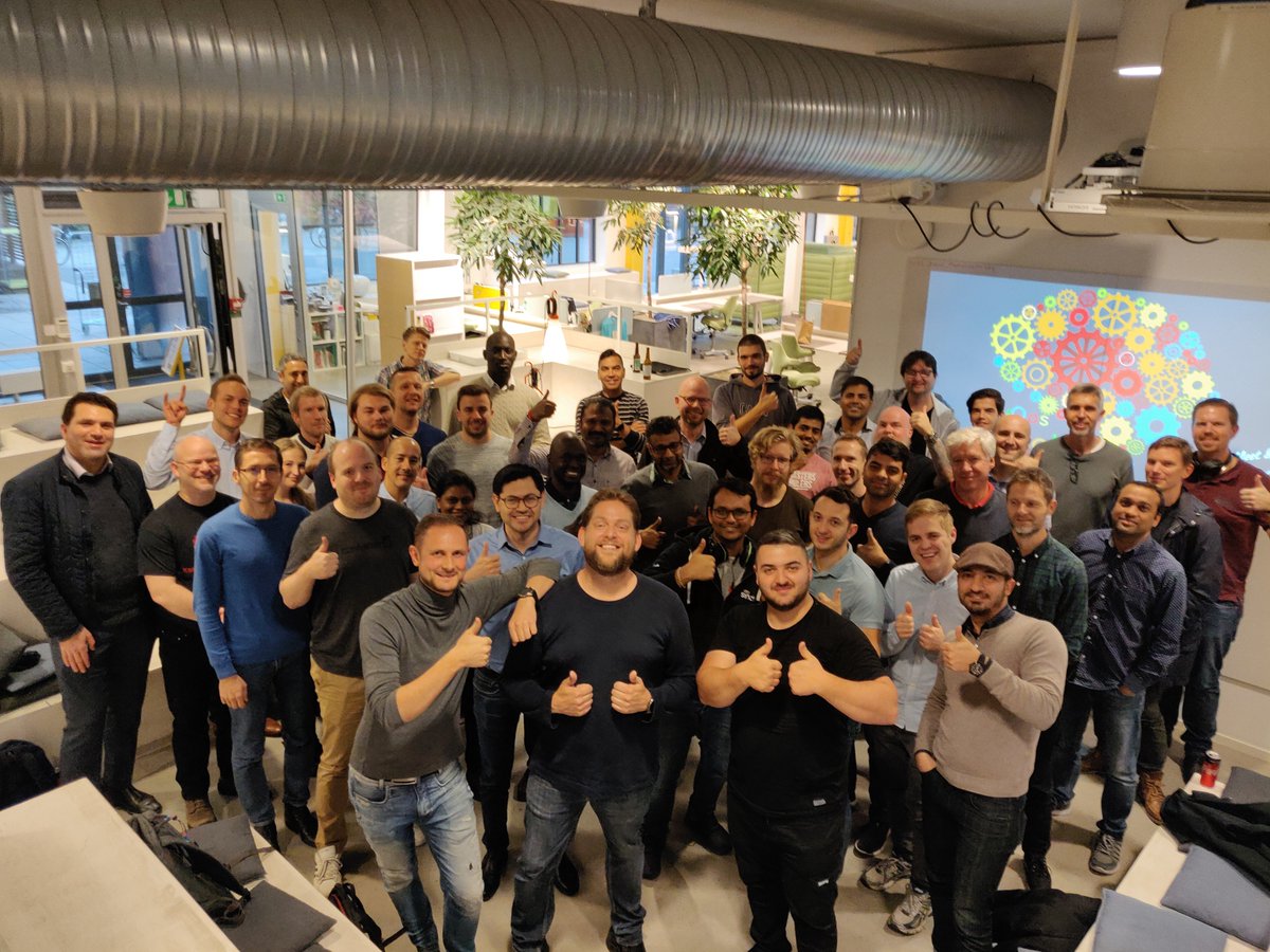 Right now! We have Jonas Ahnstedt from <a href="/SofthouseSH/">Softhouse</a>  speaking about Google Cloud at <a href="/_FooCafe_/">Foo Café</a> , Awesome people here 👍
 #googlecloud #googlecloudplatform #sre #meetups #announcement #kubernetes #meetup #copenhagen #denmark #devops #awesome #cloud #infrastructure #malmö #svergie