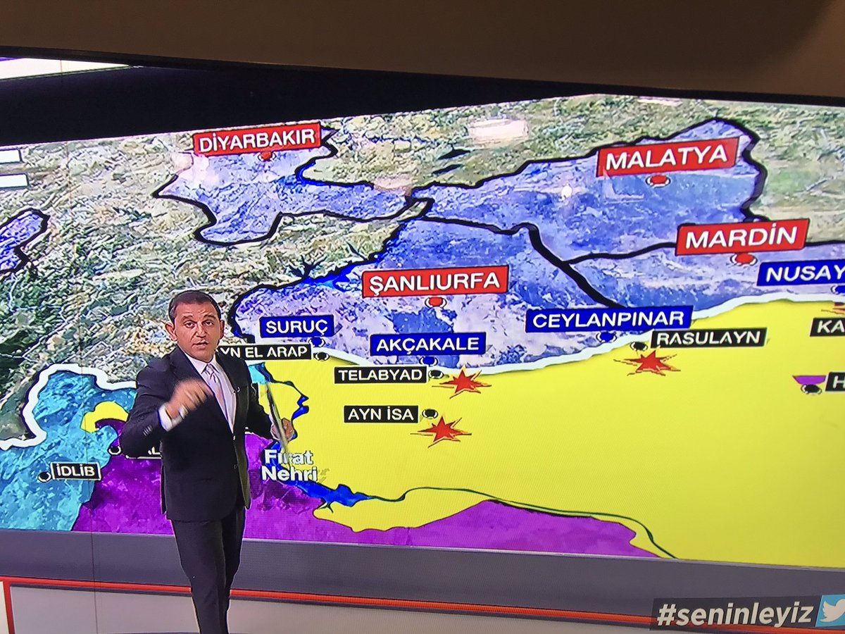 #seninleyiz . @FOXhaber haritada Diyarbakır Malatya yanlış mı olmuş?