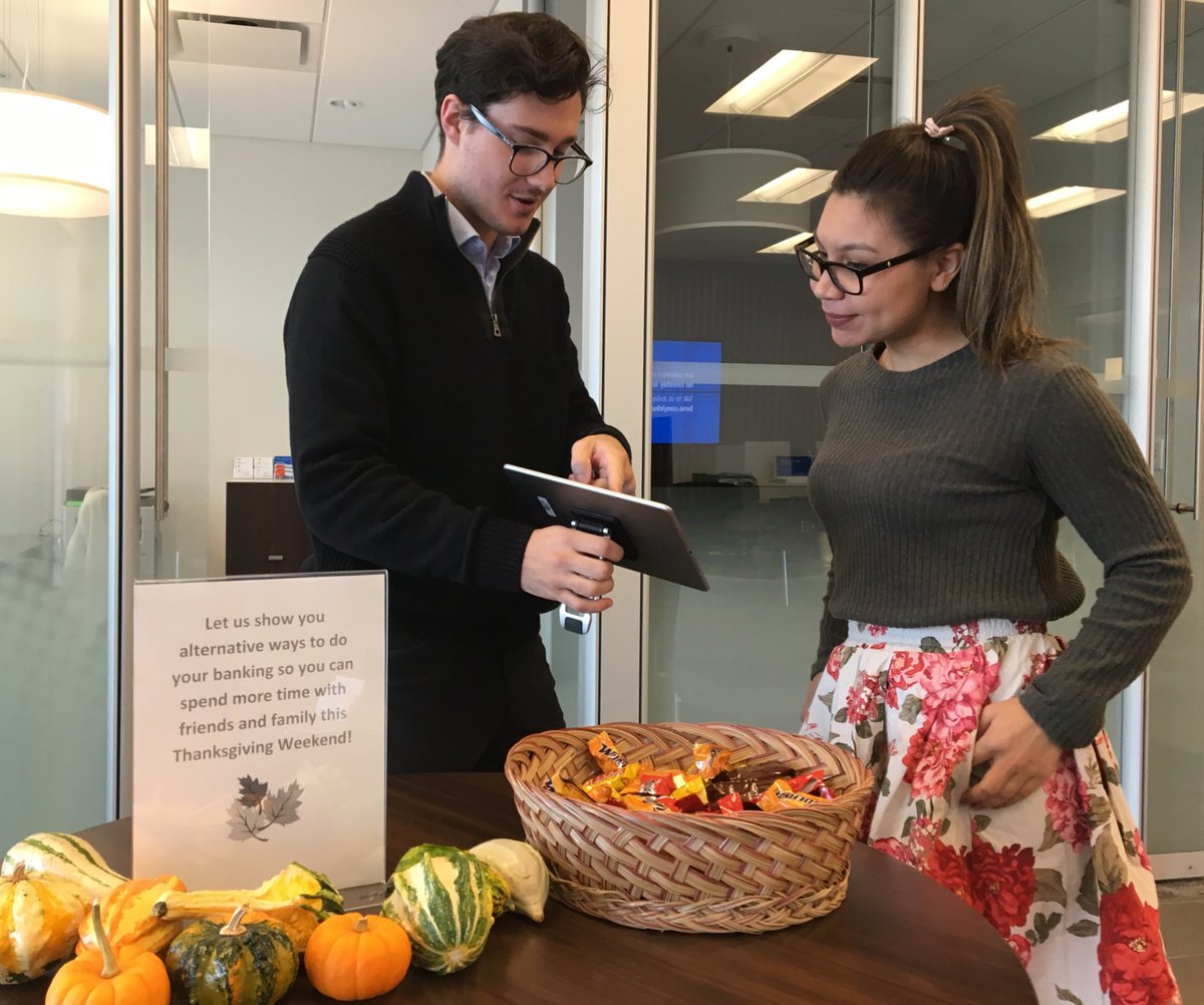 Getting ready for #B4U Thanksgiving edition! #bmoBCY #ProudToWorkAtBMO