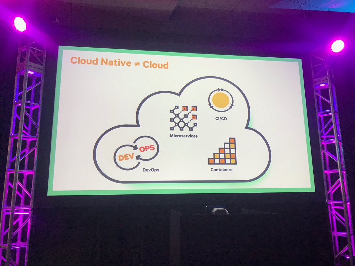 LibbyMClark's tweet image. Attending #Puppetize today to hear Puppet’s cloud native story. Cloud native isn’t cloud it’s people, culture and process says CEO ⁦@ytechdata⁩