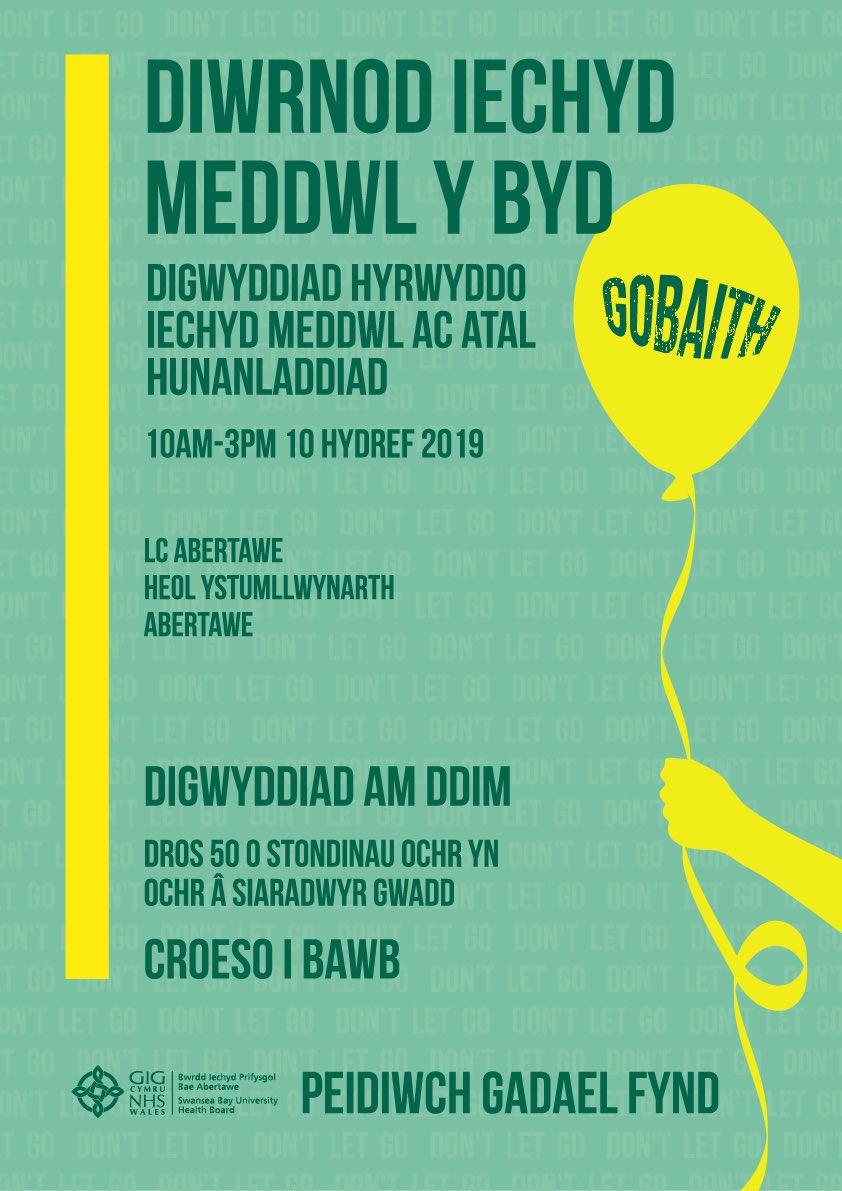 Looking forward to hosting our <a href="/SwanseabayNHS/">Swansea Bay NHS</a> #WorldMentalHealthDay event in the @LCSwansea tomorrow! 10am-3pm. Plenty of information, workshops and speeches on offer #WMHD2019