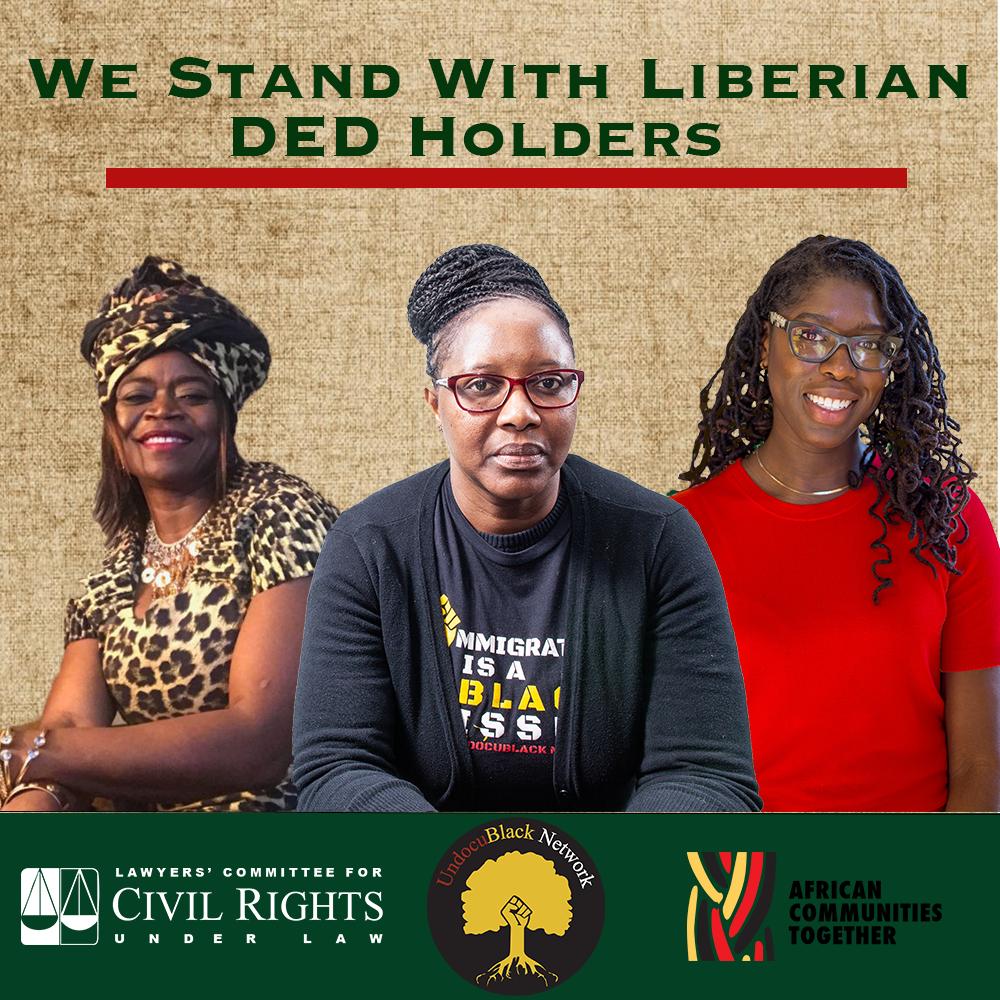 FANMOrg's tweet photo. In the months since then, #LiberianDED holders having anxiously watched as immigration programs are cut left and right. They’ve watched as their lives are held on a string, at any moment threatened to change forever. We must stand for them, now, more than ever. #Stand4DED https://t.co/FEvO5aHzHh
