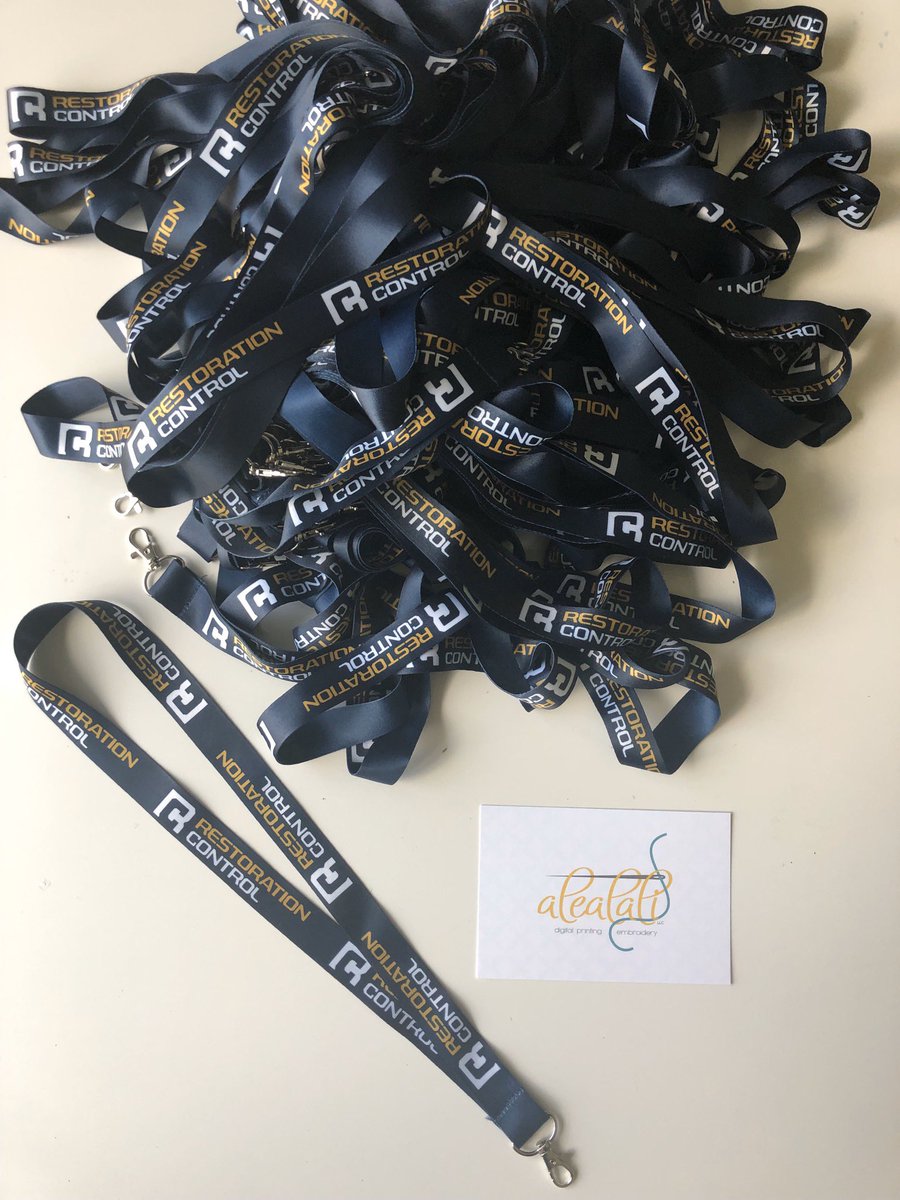 alealalidpe's tweet photo. From ID holders to keys and even phones, lanyards have been useful in the work environment for decades. 

Reach out to us for a free quote! 
#DigitalPrinting #EmbroideryServices #Alealali https://t.co/UmddIDn15h