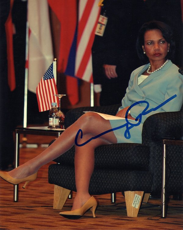 Autographed photo of Condoleezza Rice now available #BAS authenticated from...
