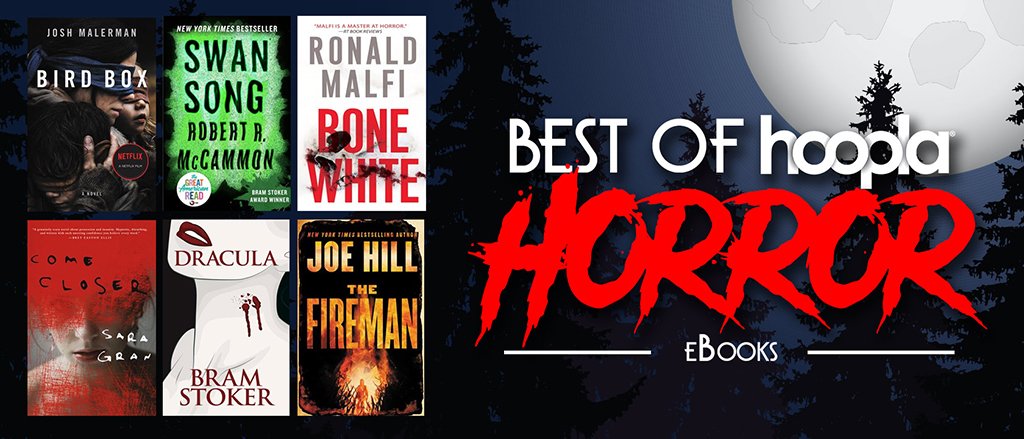 a graphic with six book covers arranged in a collage