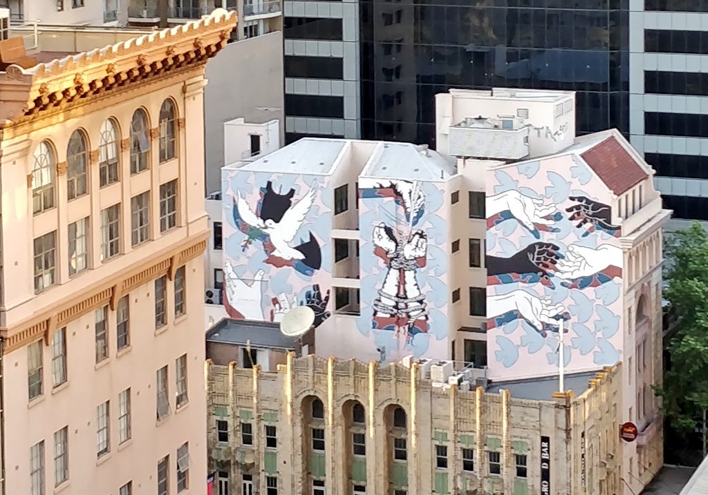 aexm's tweet photo. Nice views & artwork to wake up to in Sydney CBD. En route to keynote at #mmssyd shortly & discuss the three programmatic epochs (we're in the 3rd one now!).
See you all soon! https://t.co/zfw1mbm2eF