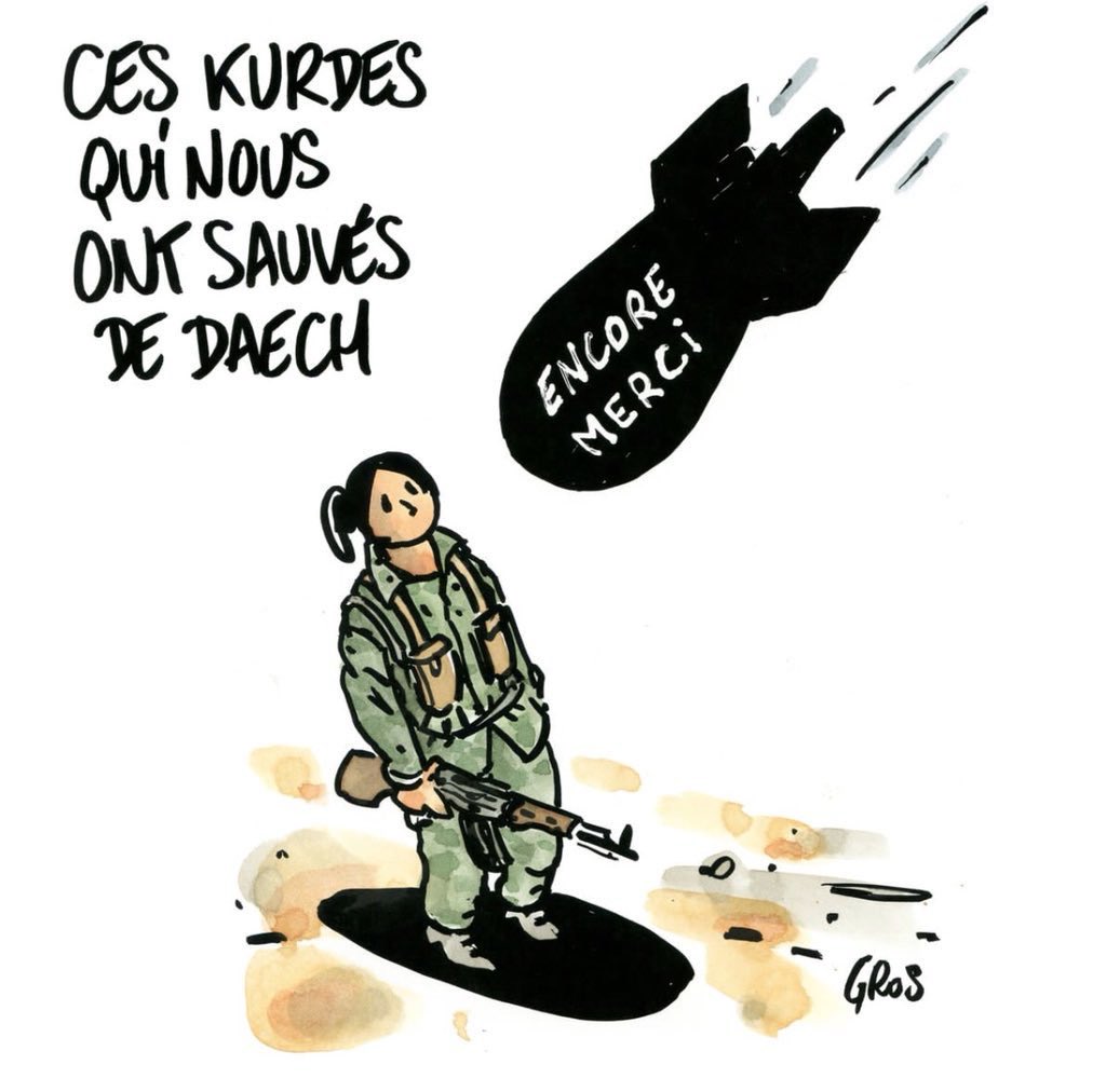 senateurJGM's tweet photo. Hélas, ce que nous craignions s’est produit. Les troupes d’Erdogan ont envahi le nord de la Syrie... un génocide se prepare et et nous regardons ailleurs, les bras croisés. Notre abandon des #Kurdes après tout ce que nous leur devons est une honte absolue, la pire des lâchetés�� https://t.co/9pCLcnnCXC