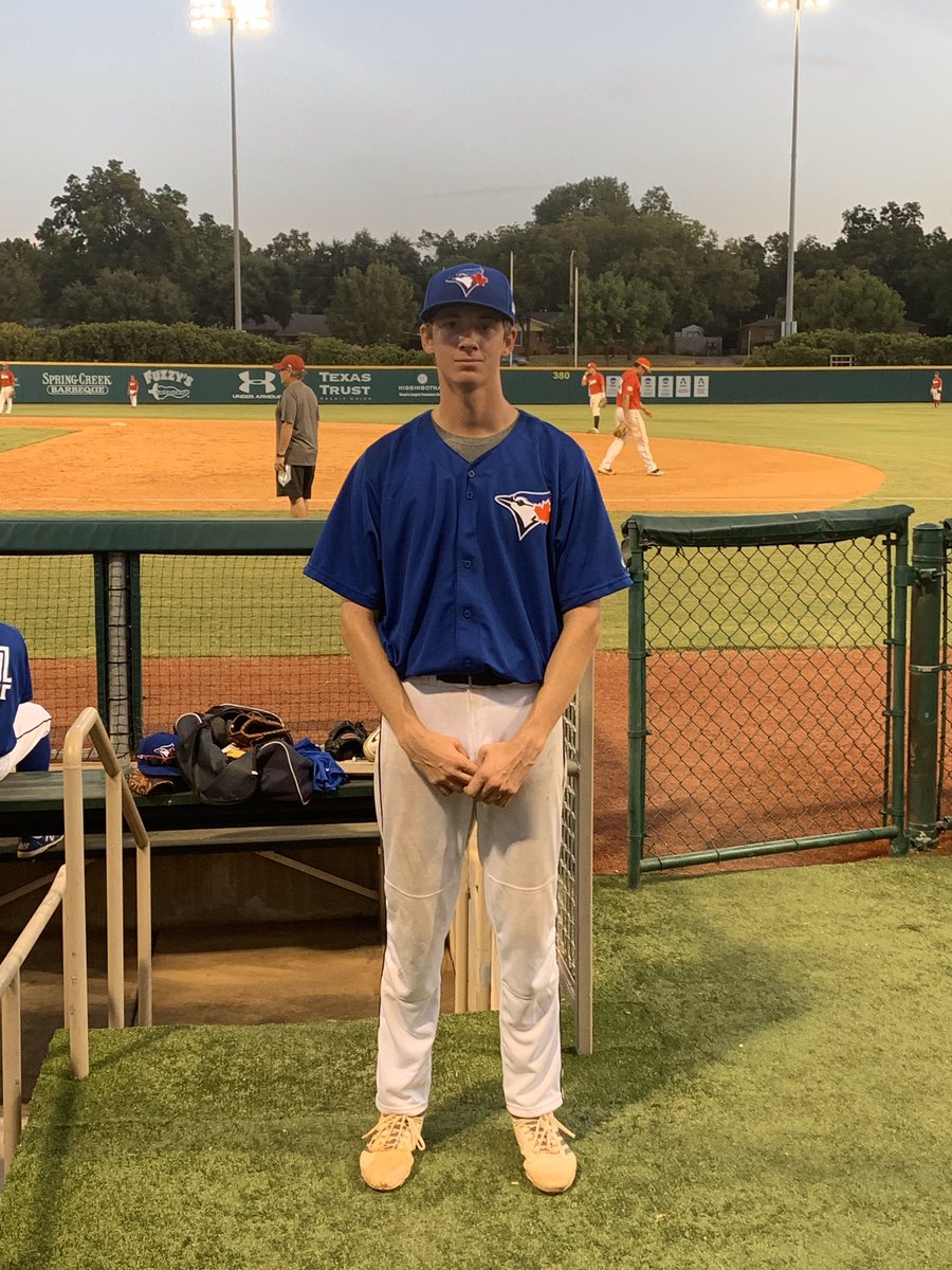 I had a blast playing the with Blue Jays scout team this past month. Thank you to the scouts and coaches for inviting me and allowing me to play with and against a bunch of good players and colleges.