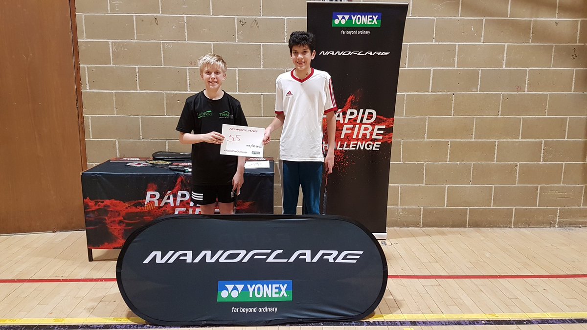 FastStepAcademy's tweet photo. #RapidFireChallenge #NANOFLARE #Yonex_badminton @FastStepAcademy just getting better each event, tonight @FelbridgeBC 64 shots #EastGrinstead Well done all! https://t.co/EvxEtCBokr