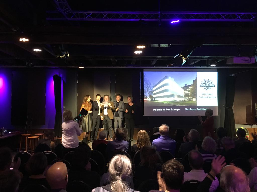 BasReichert's tweet image. Ons mooie Nucleus gebouw wint de publieksprijs van de Rijnlandse Architectuur Prijs 2019. Supertrots! Met dank aan alle stemmers en @Popma_terSteege