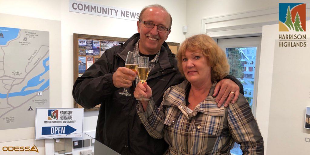 OdessaGroupCA's tweet photo. It is truly our pleasure to congratulate and welcome our new #HarrisonHighlands homeowners, Mike and Susan Leary! We are confident that you will love living here and enjoy the spectacular views from the comfort of your own home each and every day. 🏔 #livewhereyouplay https://t.co/NTrsfSYoj6