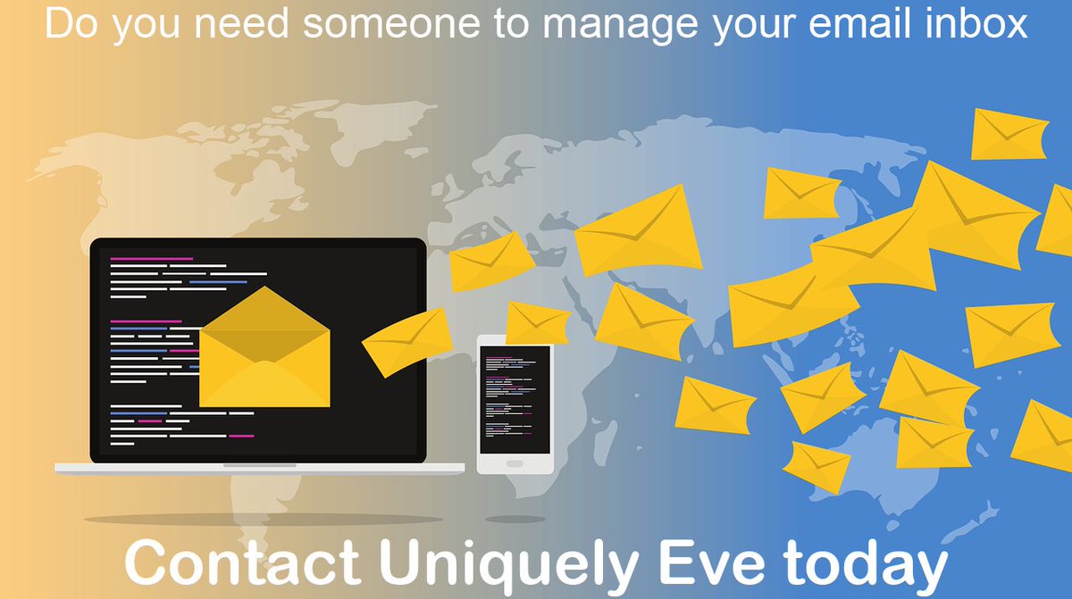 Is your business email inbox overflowing? Don’t have time to manage it? Call or email Uniquely Eve today! #business #support #email #uniquelyeve @Uniquelyeve1 #administrative