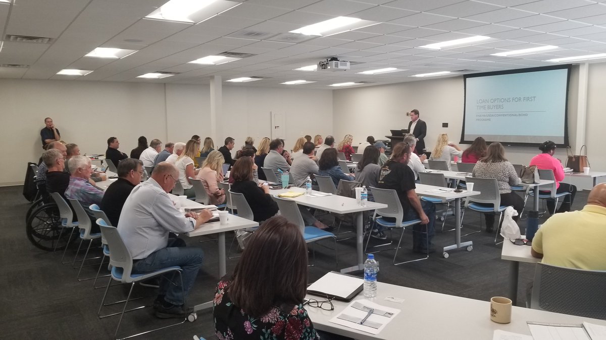 You know its continuing education season for real estate professionals when every seat in the house is filled....