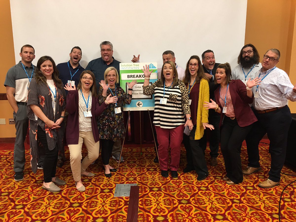 Great day of learning today and discovering ways to help move our schools and district forward at Lake Hamilton from one of the greats @mikemattos65! Thank you for taking the time to visit with us during team time today! 
#PLC4AR
@SolutionTree 
#atrti 
#WEAREONE