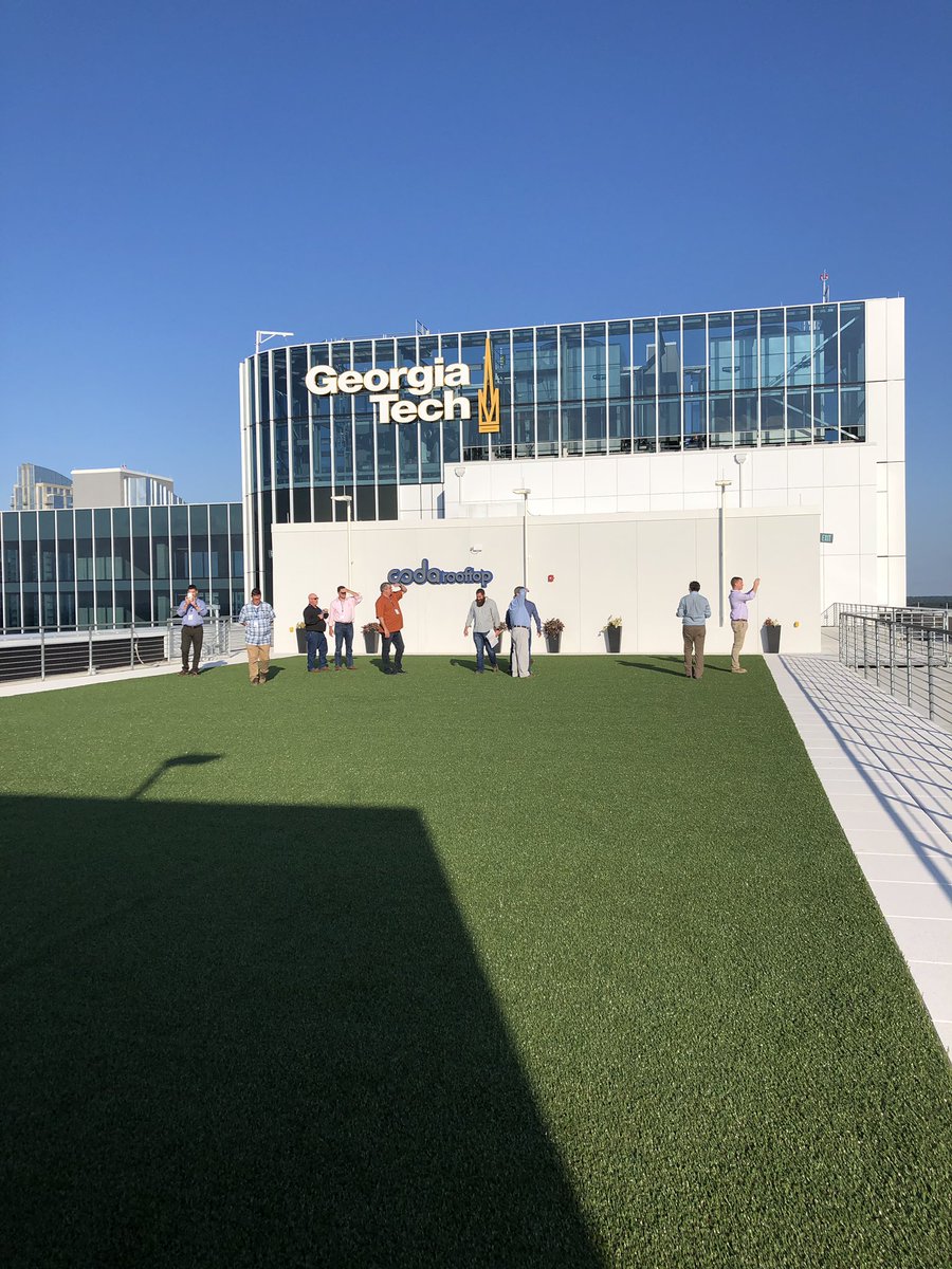 lizabeththeiss's tweet photo. It’s pretty cool to tour a project my @DPRConstruction team has built with a rooftop soccer area then look over and see the tower crane for the next high-rise!  #jobsitetours #SEteampride https://t.co/07ZgfeXiv8