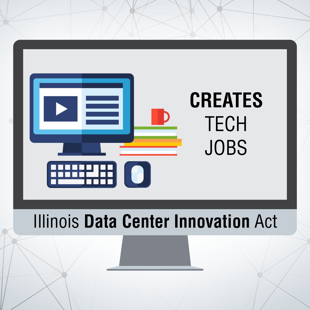 Our economy is becoming increasingly driven by tech companies. Working across the aisle, I passed the Data Center Innovation Act, which will create new tech jobs and keep our state on the cutting edge of the tech industry.