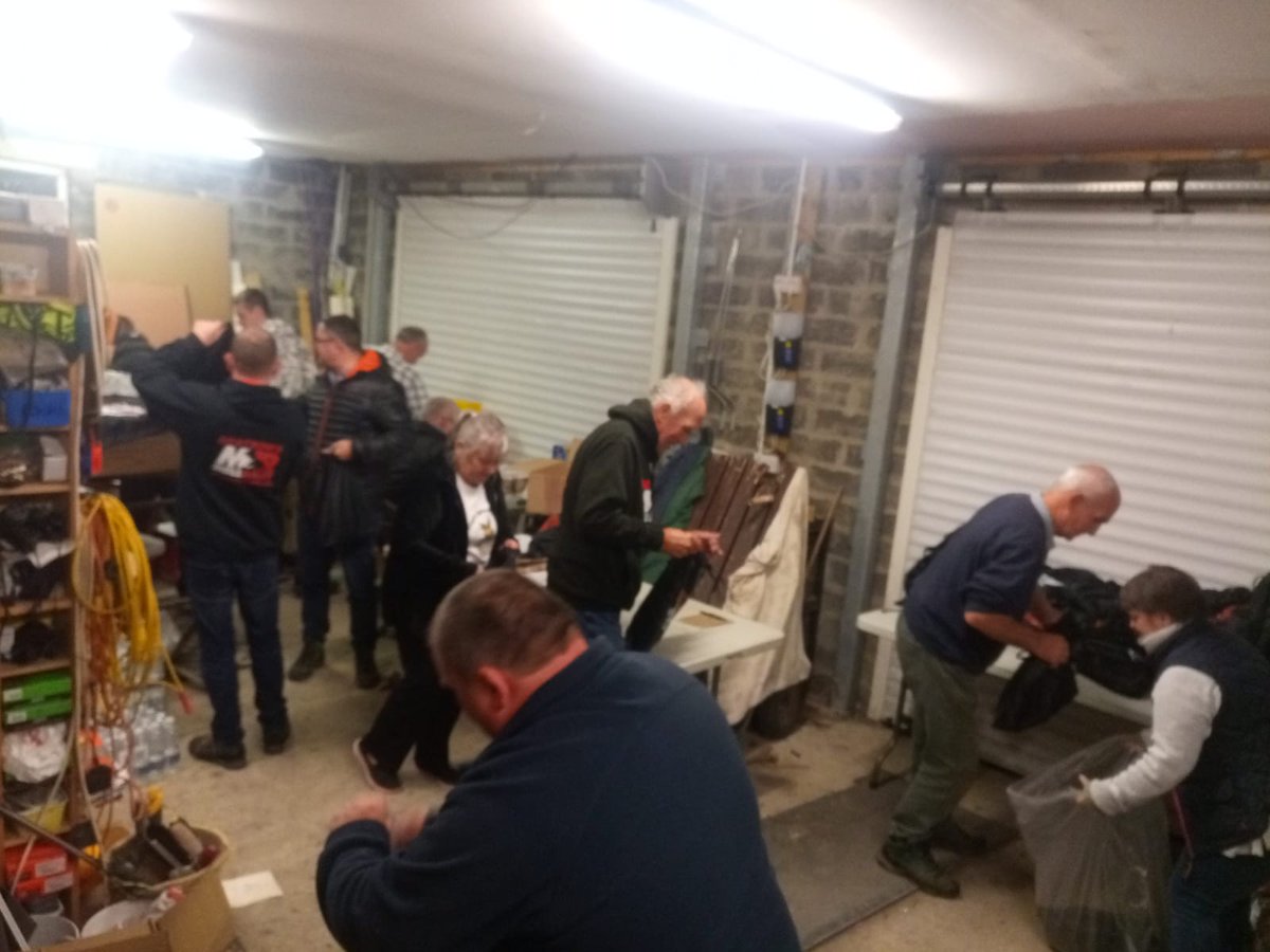 RallyMull's tweet image. Busy night putting together 'goodie bags' for our army of 300 marshals!

@BobbyBeatsons | @EventScotNews | #MullRally