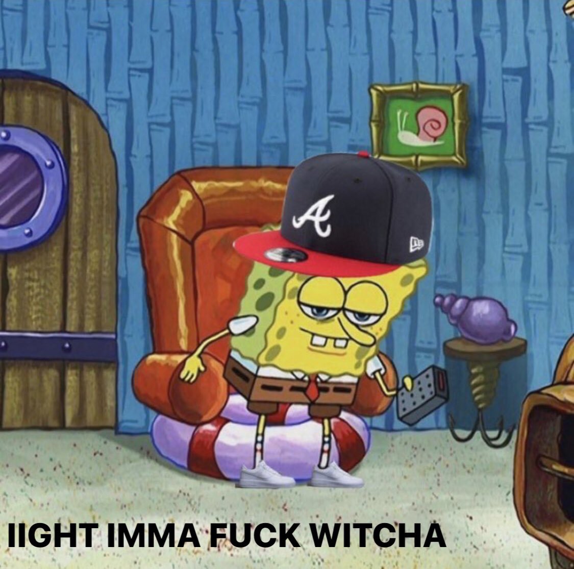 Me watching this Braves' game