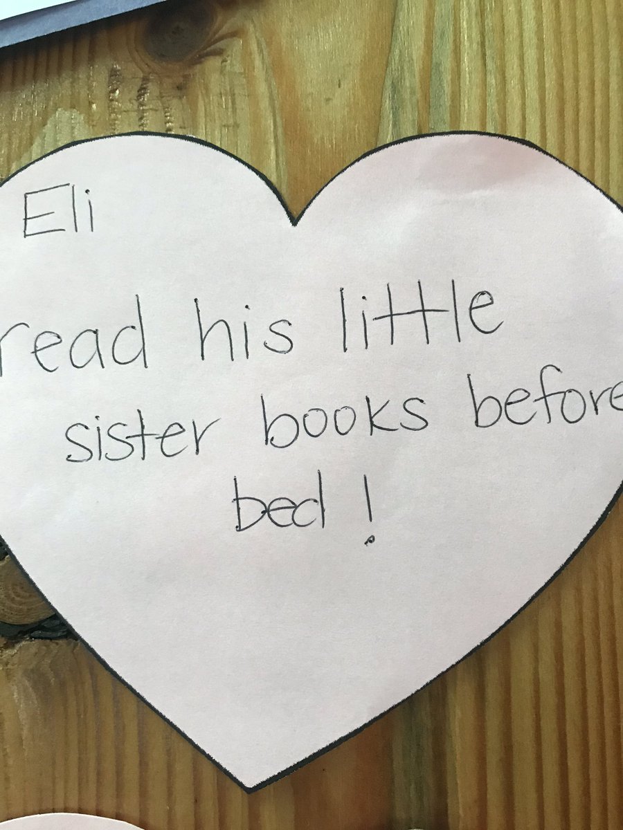 GernaatPamela's tweet photo. Kindness matters. This was a totally spur of the moment lesson that the kids took off with. I just read this book and they came up with the idea. Parents write down random acts of kindness they displayed at home. I love getting these every morning. #glcsrichland https://t.co/zn5pzW0sKW