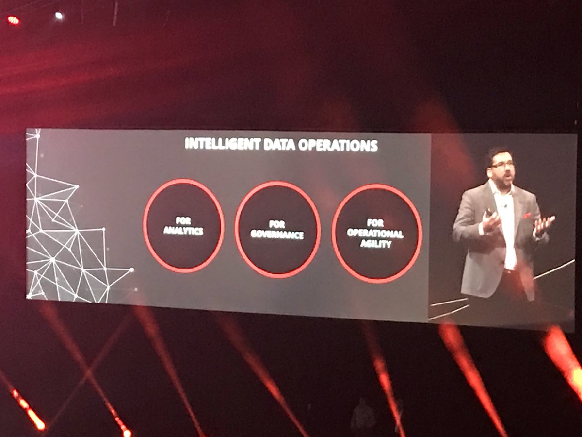 cyarbrough's tweet photo. @BradSurak introduces Lumada Data Services and how @HitachiVantara is simplifying data operations #dataops #data #analytics #lumada #next2019 https://t.co/yiLiWmoKmA