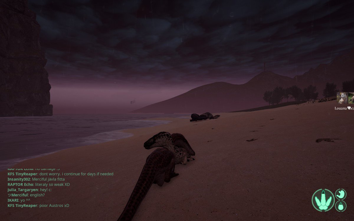 Cuddles with a Austroraptor. <3