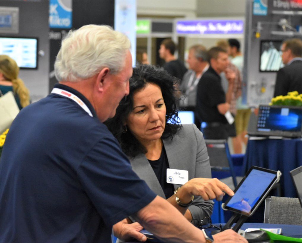 WEDCNews's tweet photo. Looking to sign up for the Wisconsin Supplier Network @WIMTS2019? We've got you covered. Stop by the Hub, and a @WEDCNews rep will walk you through the process. #WIMfgMonth https://t.co/v8uOsB5Alw