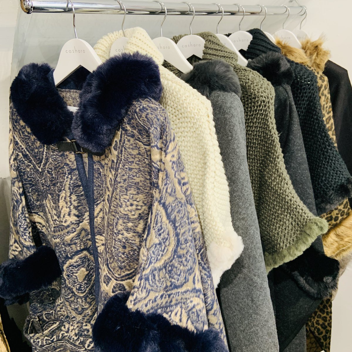 New arrivals! Lots of gorgeous fur trim capes and ponchos <a href="/RinoPelle/">Rino & Pelle</a> <a href="/TenterdenTown/">My Tenterden</a>