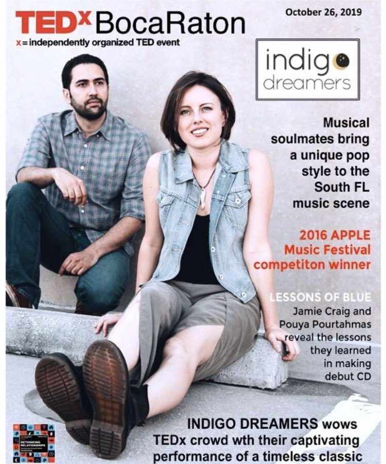 #TEDxBocaRaton is an event that includes amazing speakers to ignite your thought process, food (lunch will be provided) AND entertainment! #IndigoDreamers will be performing for you on 10/26! 
Tickets at fauevents.com
👇😻👏